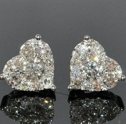 Color Stone Stud Earrings