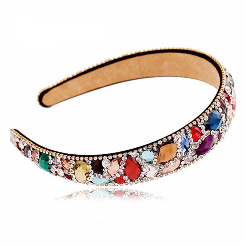 Wholesale Korean Fashion Headband with Crystal Accents