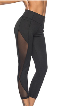 High Waist Mesh Women’s Yoga Fitness Leggings