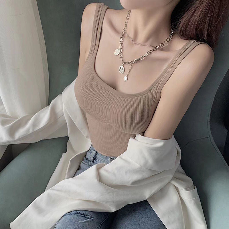 2023 New Women's Colorful Backless Yoga Bra Top