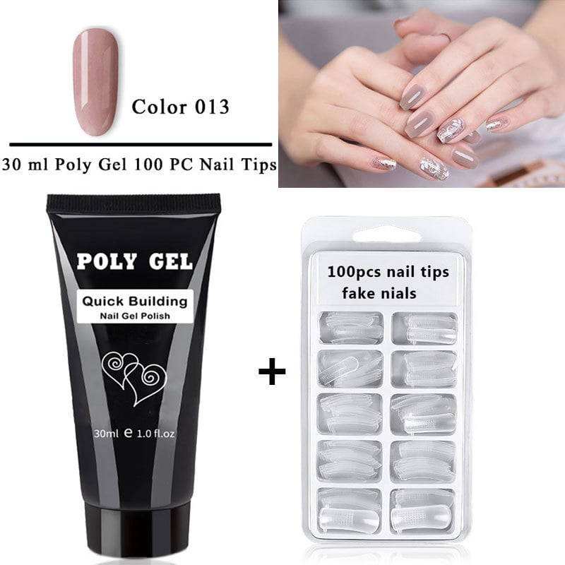 Phototherapy Crystal Nail Extension Glue and Mold Set