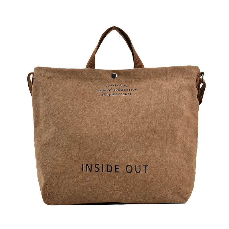 Casual Women’s Canvas Tote and Crossbody Handbag