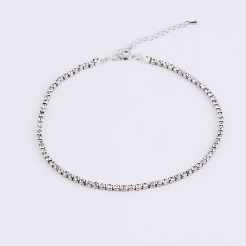 Women's Rhinestone Necklace and Jewelry