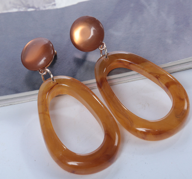 Fashion Acrylic Long Earrings