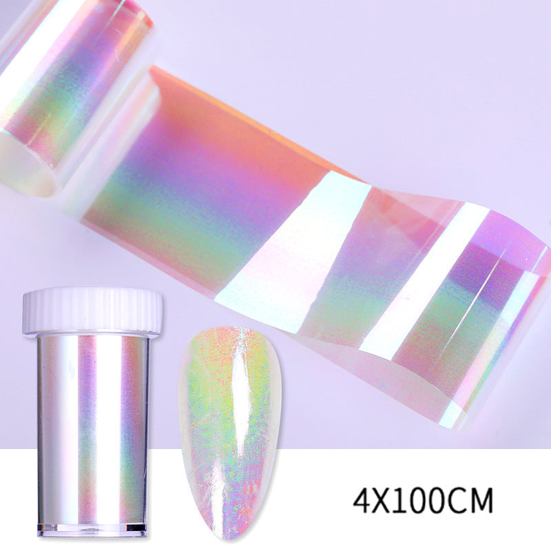Marble Series Aurora Nail Art Transfer Foils Decals