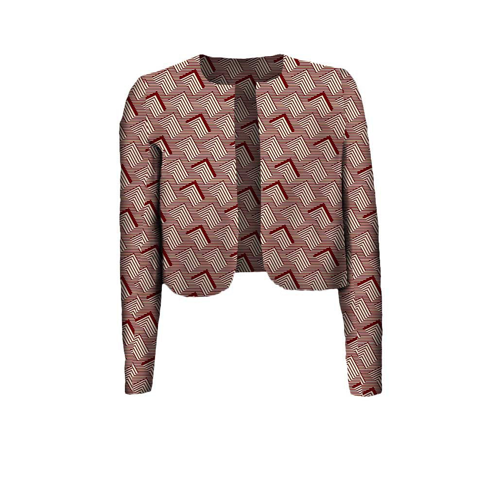 African Fashion Women's Wax Print Cotton Top