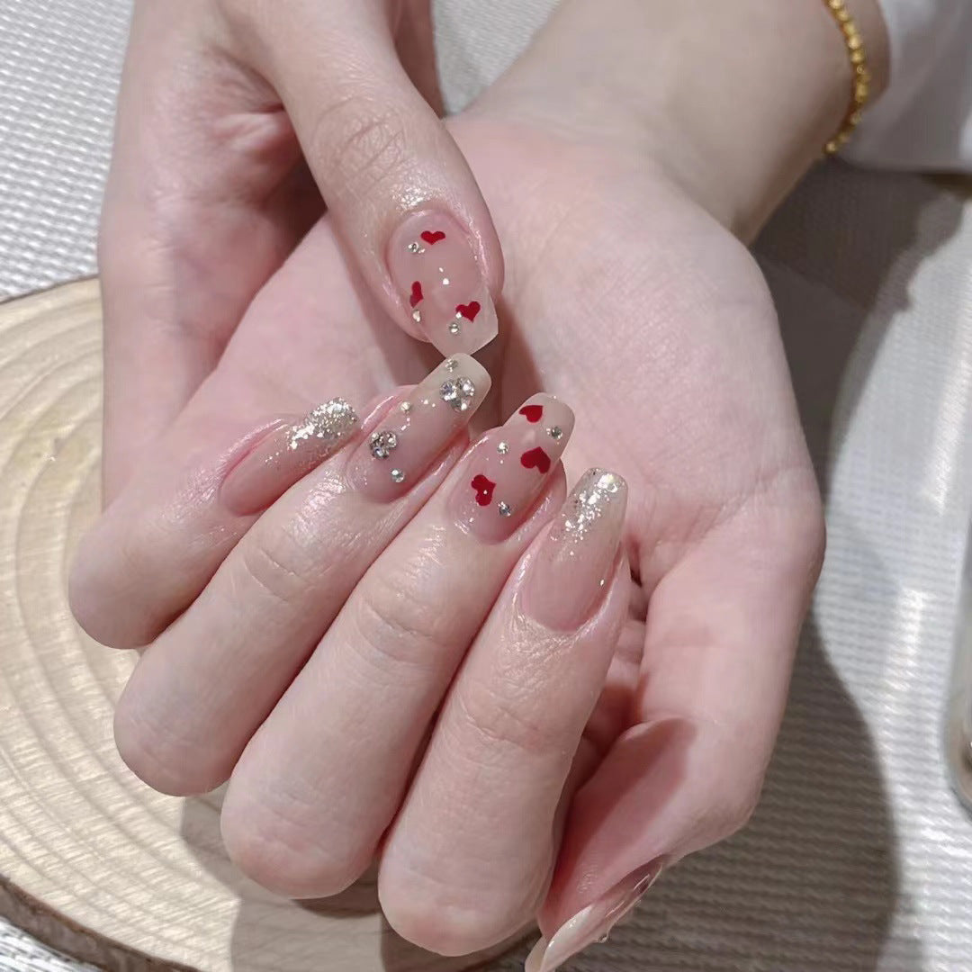 Gentle Sweetheart Valentine's Day Love Nail Stickers