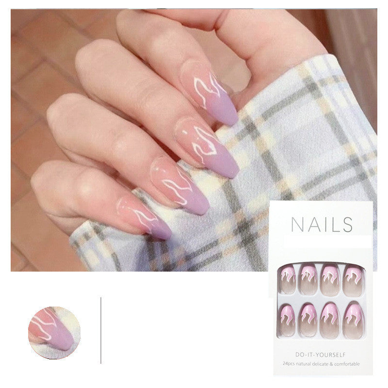 Autumn Winter Celebrity Nail Patch Set (False Nails)