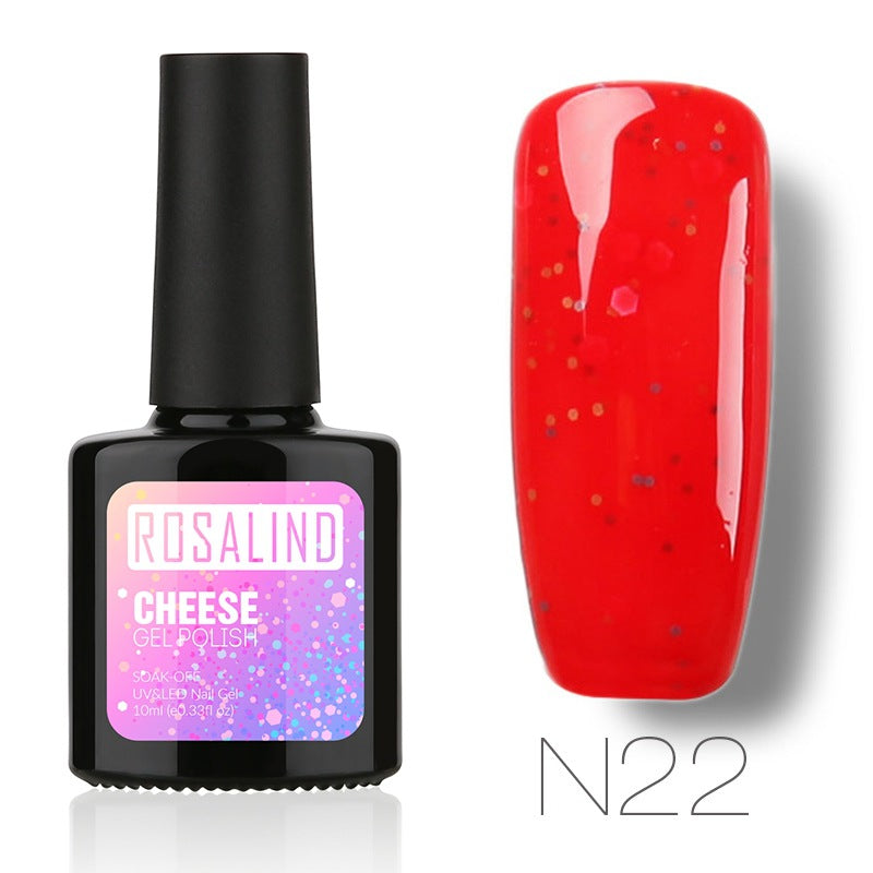 ROSALIND Gel Polish - Orange Dot Cheese Nail Gel