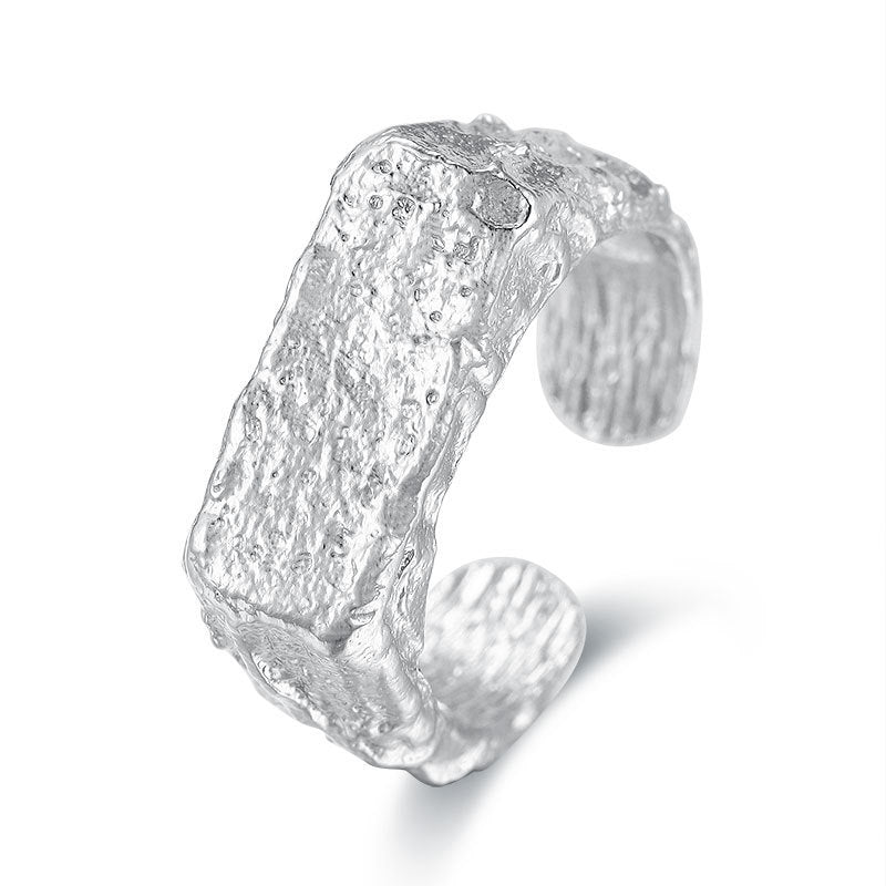Simple Irregular Rectangular Ring for Women’s Fashion