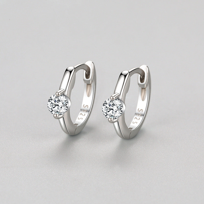 S925 Silver Luxury Diamond Earrings for Women