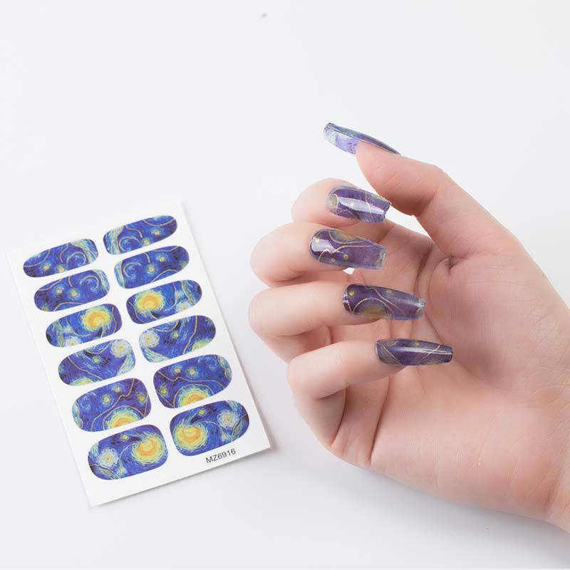 Nail Sticker with European and American Art Design
