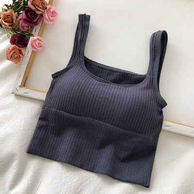 2023 New Women's Colorful Backless Yoga Bra Top