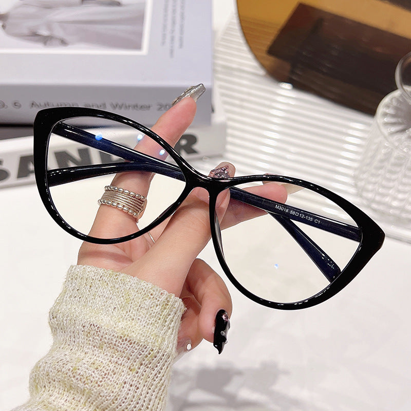 Vintage TR Blue Light Blocking Cat Eye Glasses Frame