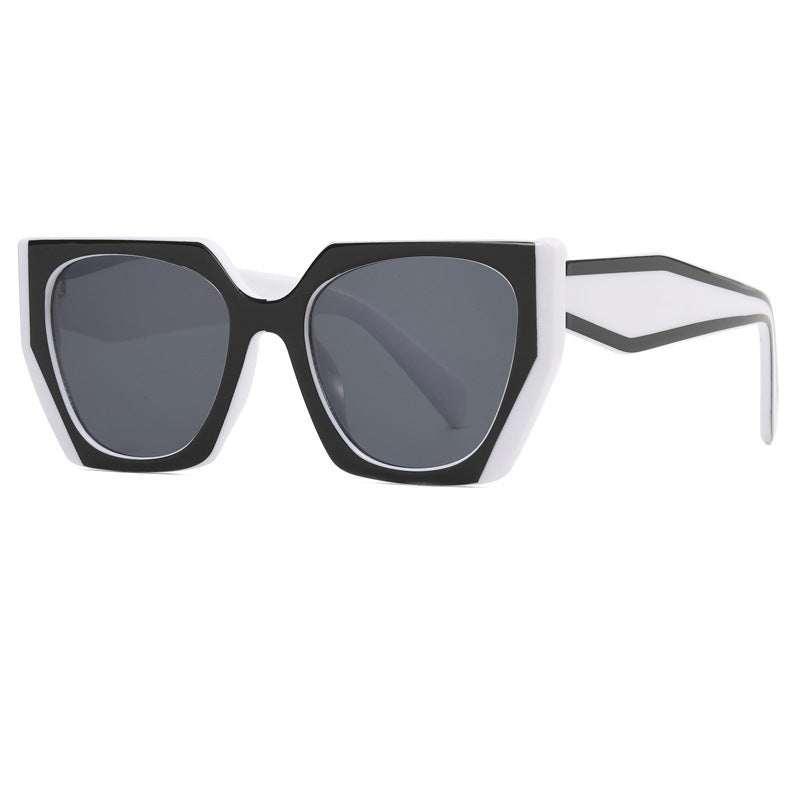 2022 Fashion Color Block Square Sunglasses for Men/Women