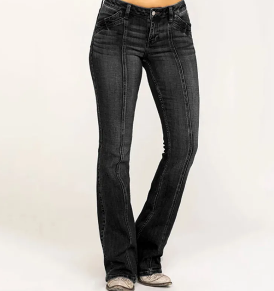 Slim Horn Washed Jeans