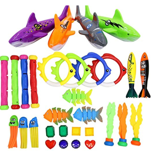 Summer Pool Diving Toys For Kids - Underwater Gem Set