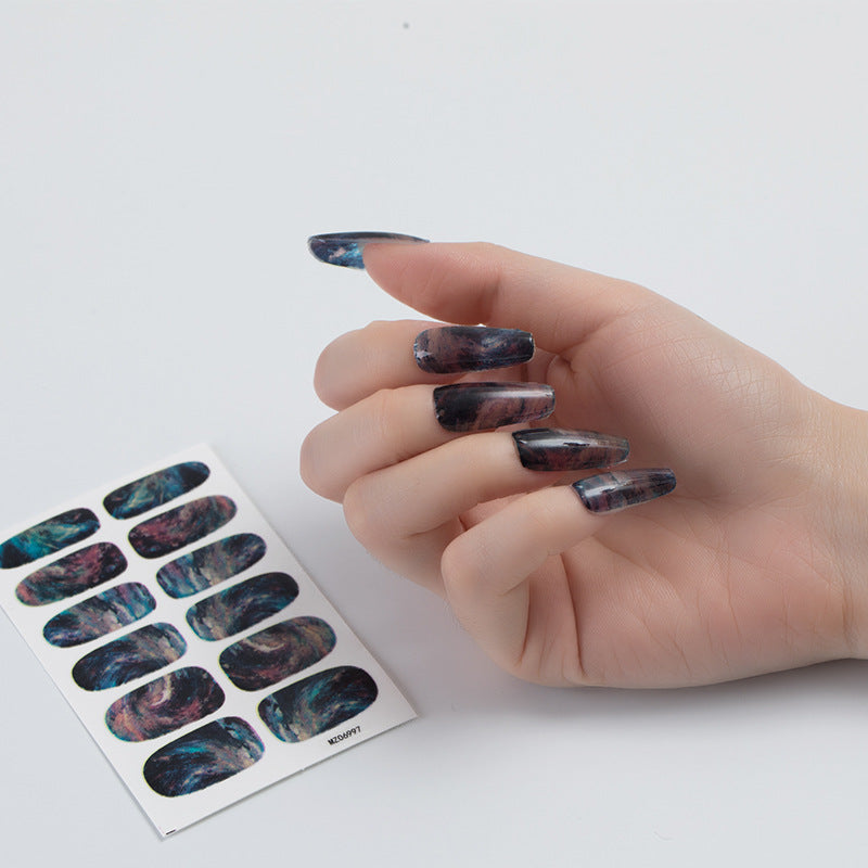 Nail Sticker with European and American Art Design