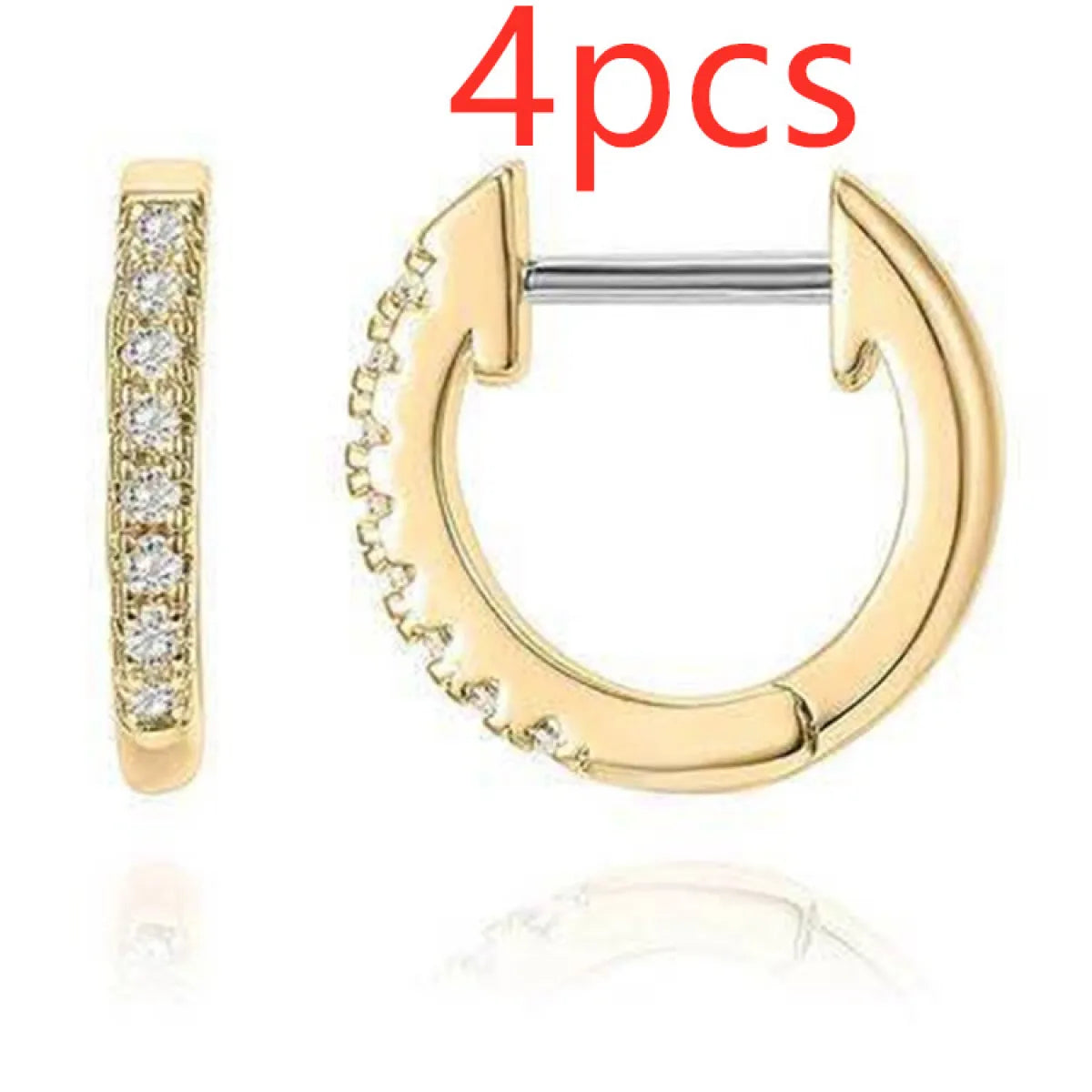Single Row Diamond Earrings