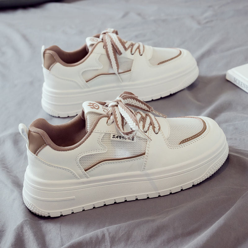 Women’s Breathable White Sneakers - Summer 2024 Casual Style