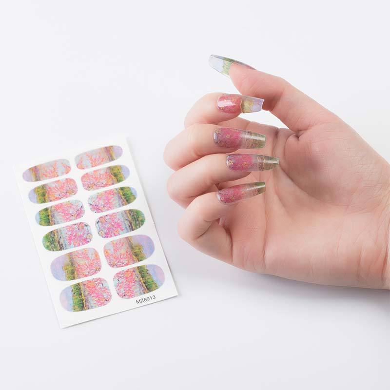 Nail Sticker with European and American Art Design