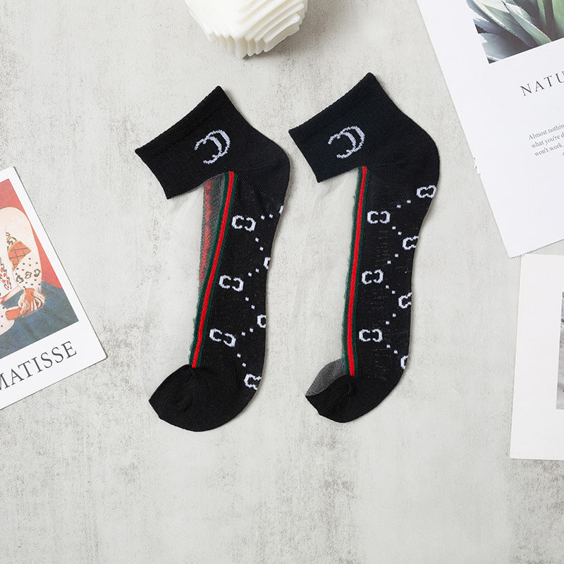 Stylish Women’s Short Socks - Breathable Summer Fashion