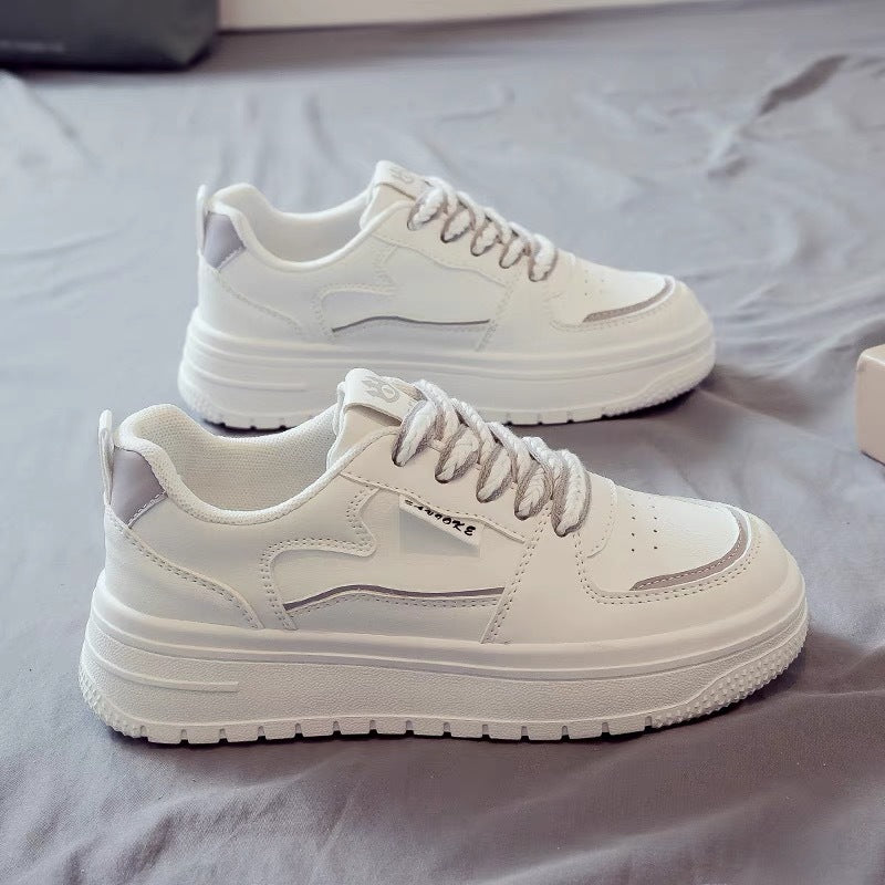 Women’s Breathable White Sneakers - Summer 2024 Casual Style