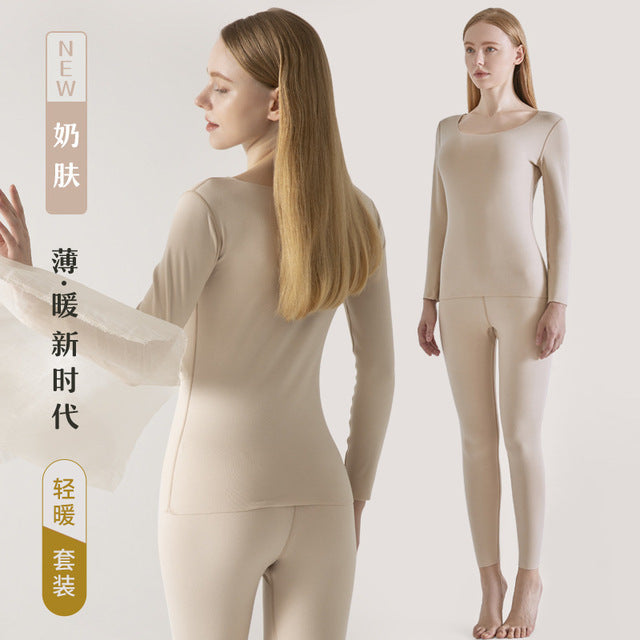 Women’s Thermal Long Johns Seamless Winter Underwear Set