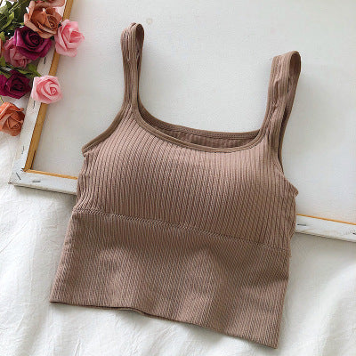2023 New Women's Colorful Backless Yoga Bra Top