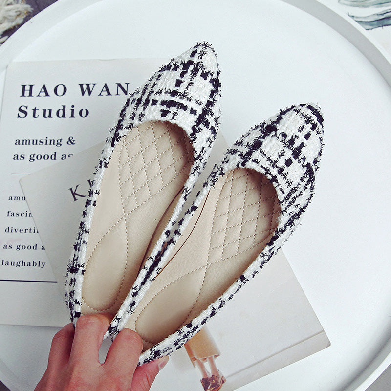 Autumn New Women’s Casual Plaid Loafers (Soft Sole)