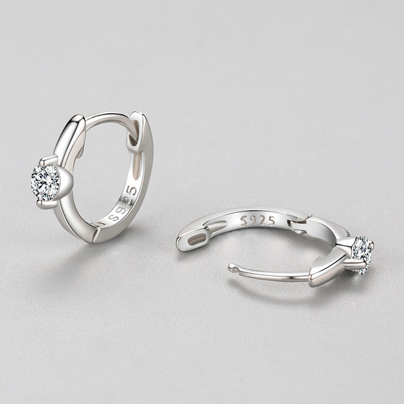 S925 Silver Luxury Diamond Earrings for Women