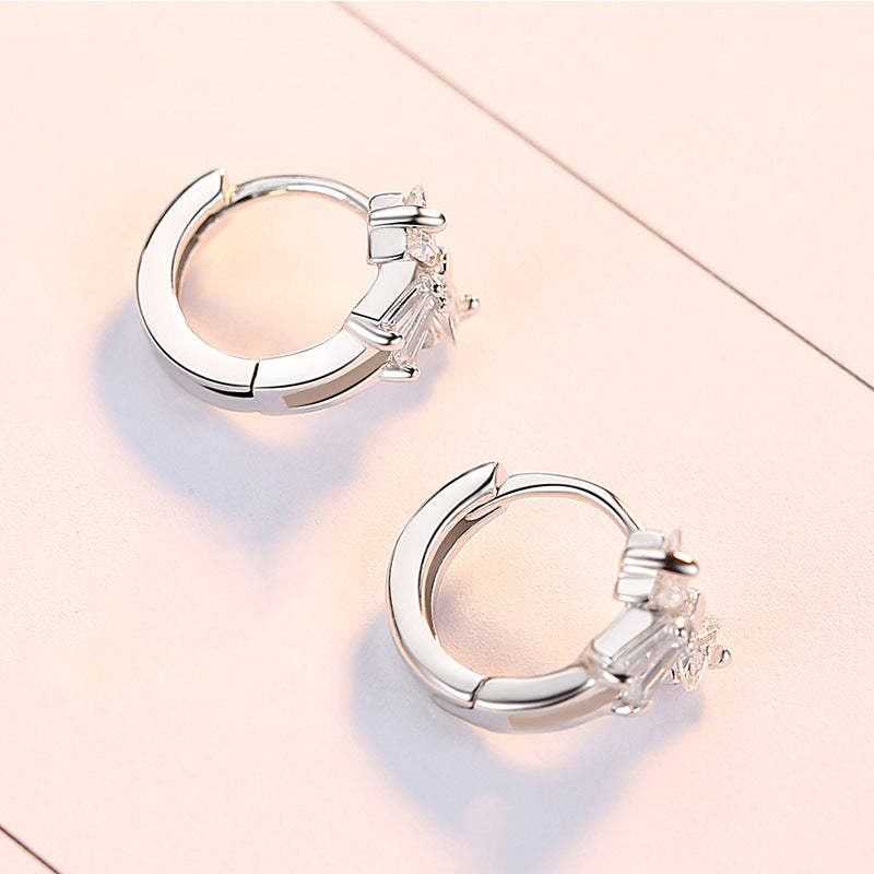 Diamond-Studded Bowknot Women’s Earrings and Studs