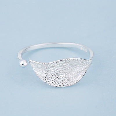 Leaf and Flower Ring Jewelry