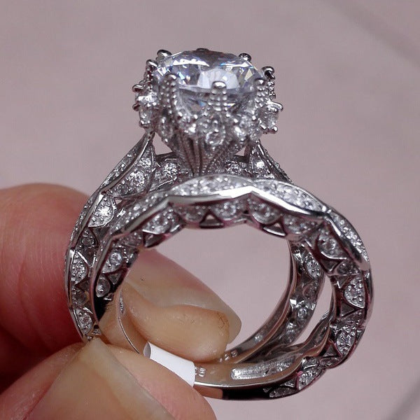 Diamond Circle Engagement Ring for Women’s Jewelry