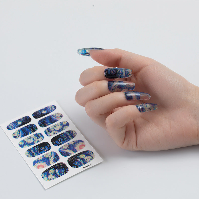 Nail Sticker with European and American Art Design
