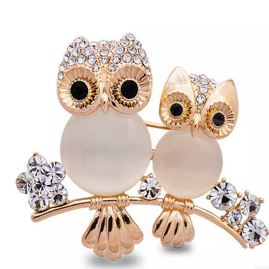 Fashion Cartoon Brooch with Rhinestones - Custom Design