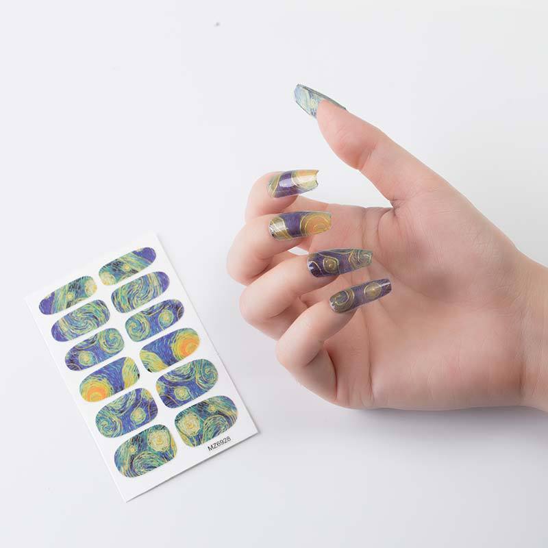 Nail Sticker with European and American Art Design