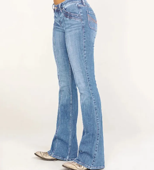 Slim Horn Washed Jeans
