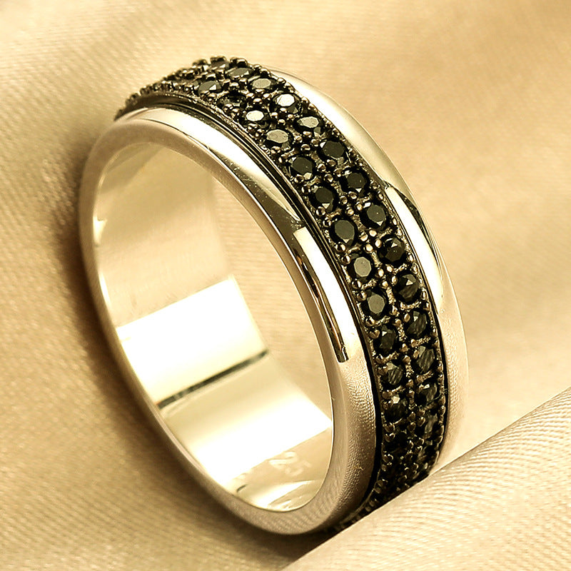 Rotatable 925 Silver Women’s Ring