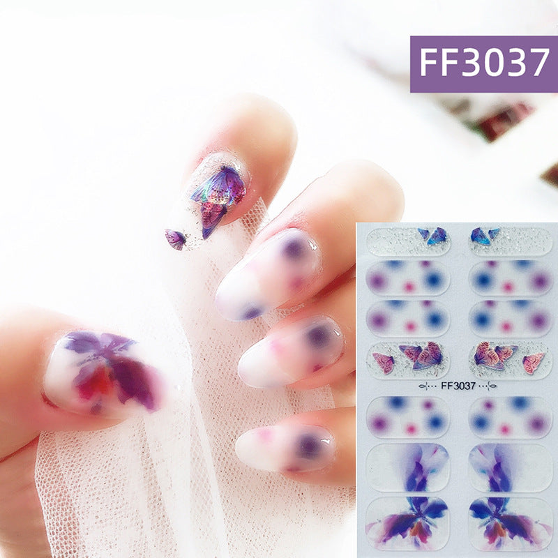 3D Crystal Nail Polish Film Full Adhesive Craft