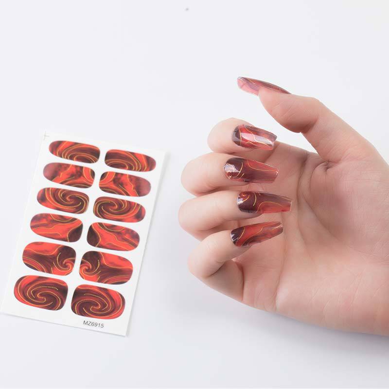 Nail Sticker with European and American Art Design