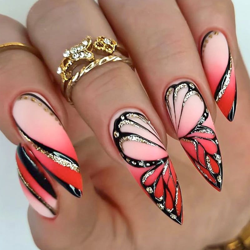 French Butterfly Blusher with Nail Plate