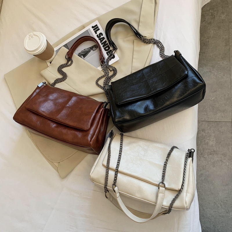Fashionable PU Leather Small Square Bag for Women