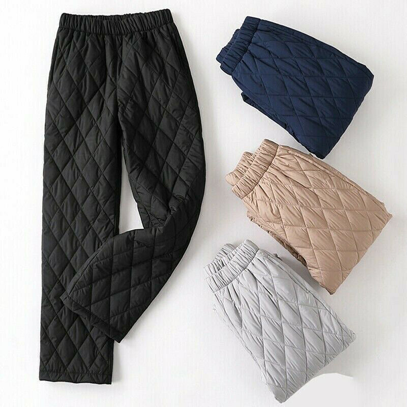 Women’s Winter Warm Padded Quilted Cotton Pants