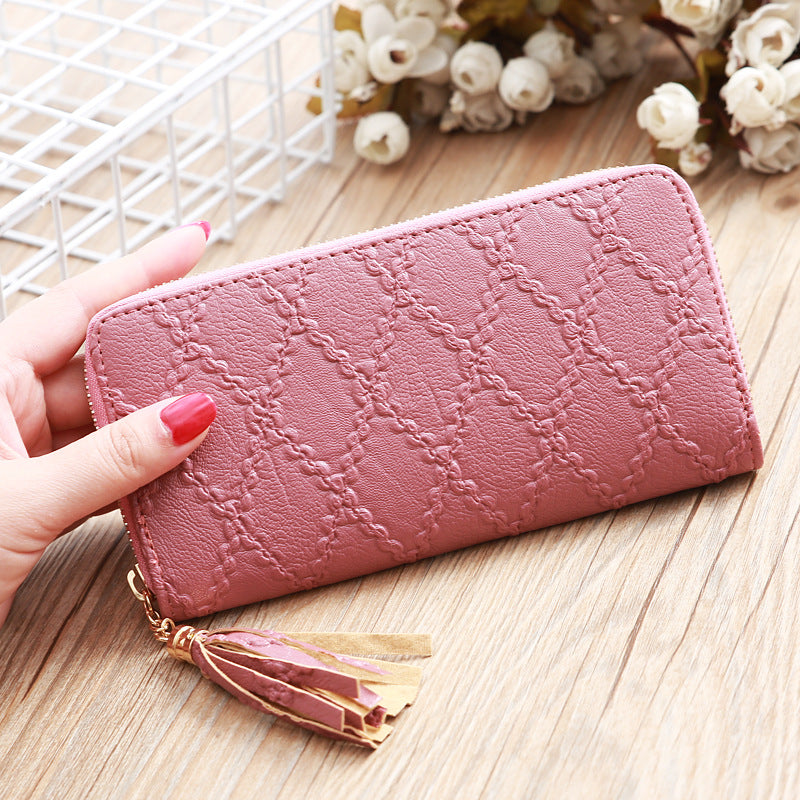 Fashionable Women’s Purse with Large Capacity and Tassels