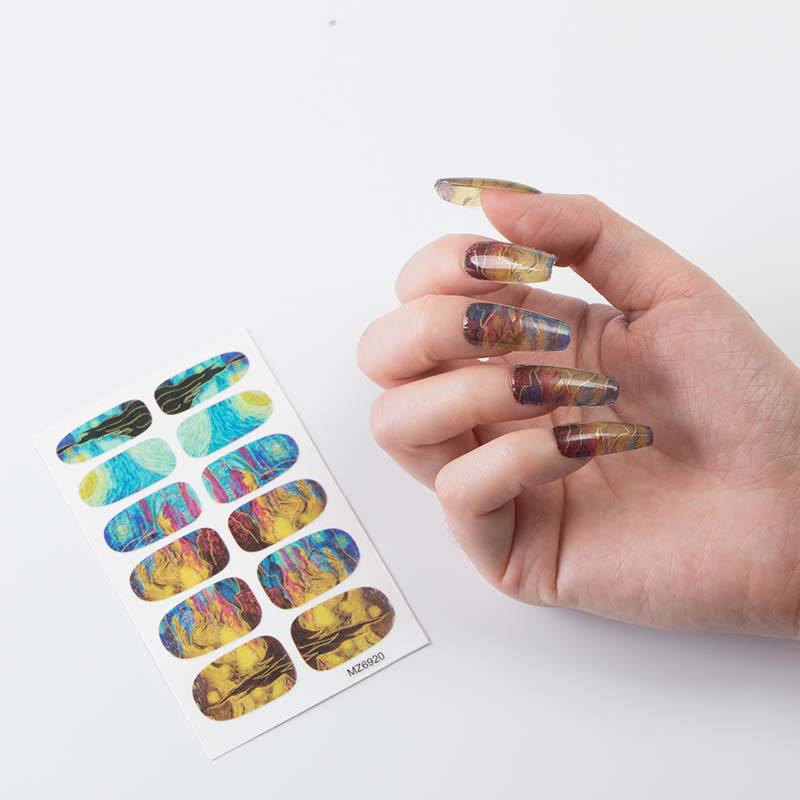 Nail Sticker with European and American Art Design