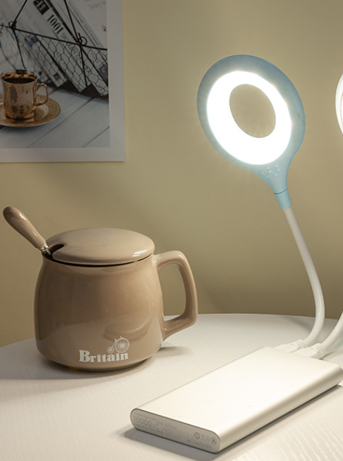 Mini USB Eye Protection LED Reading Light with Voice Control