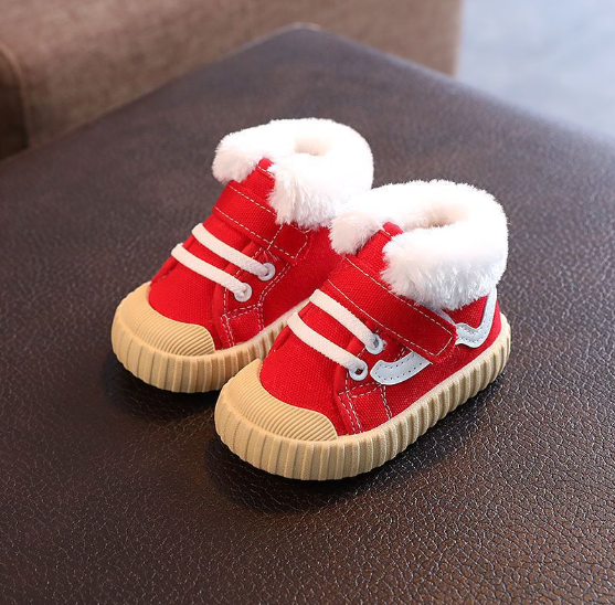 Warm Cotton Toddler Shoes for Winter (Women’s Style)