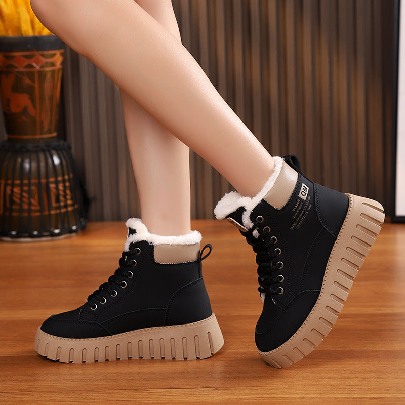 2023 Winter High-Top Thick Sole Martin Boots for Women