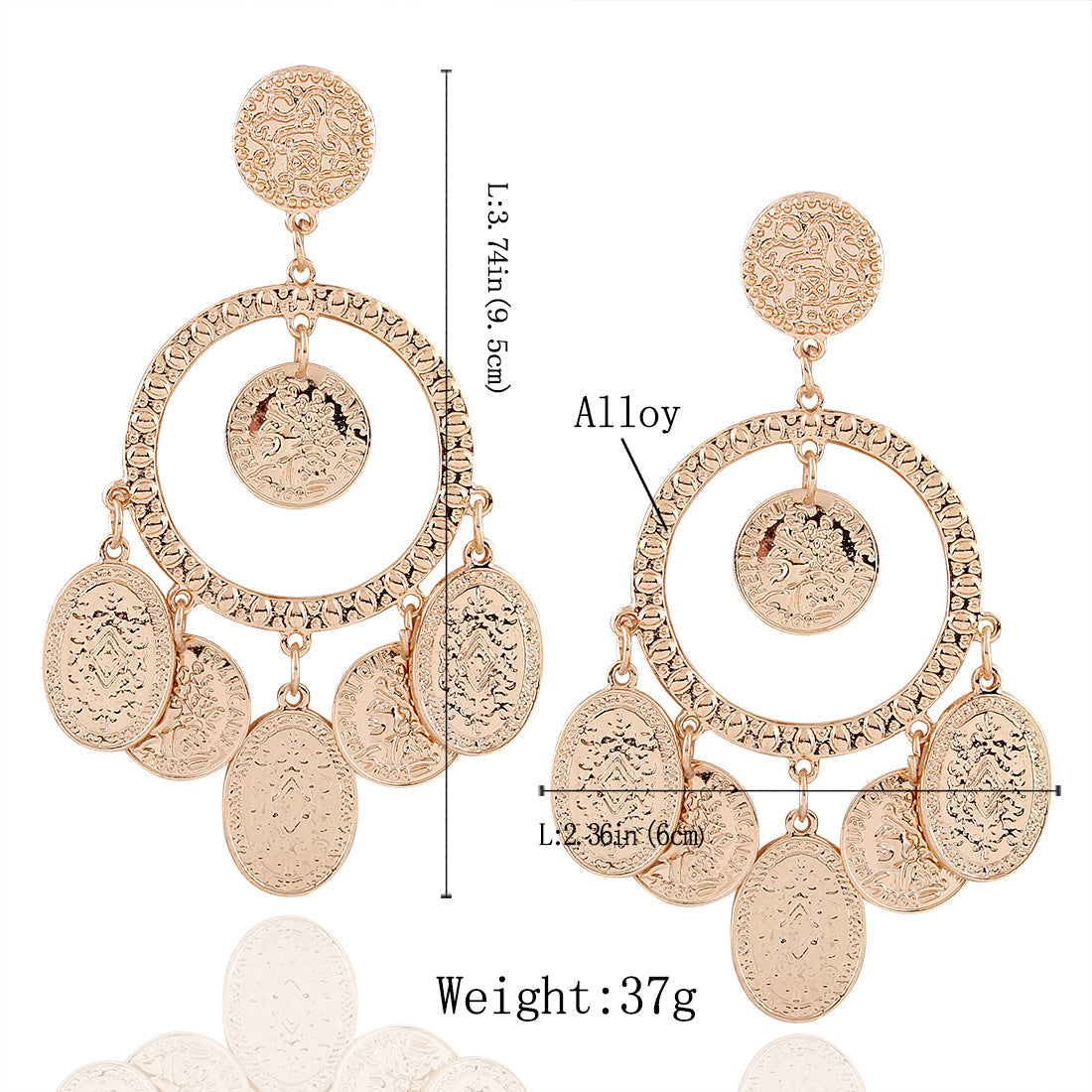 Fashionable Bohemian Statement Earrings